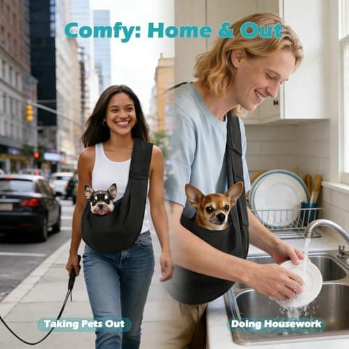 Pawaboo Small Dog Sling Carrier — view 2