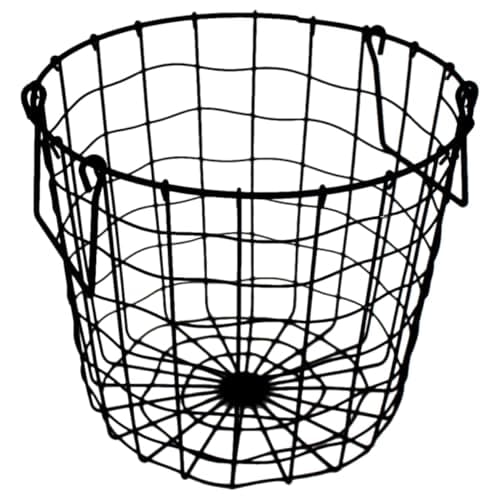 Nordic Style Storage Basket Iron with Handles for Home Organising