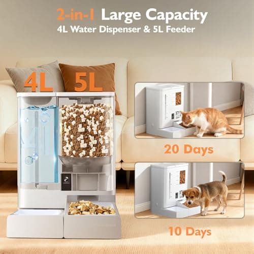 PETLIV Automatic Cat Feeder with 2K HD Night Vision Camera — view 2