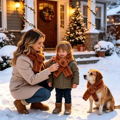 Womens Scarf - Cute Capybara Plush Winter Neck Warmer — view 5