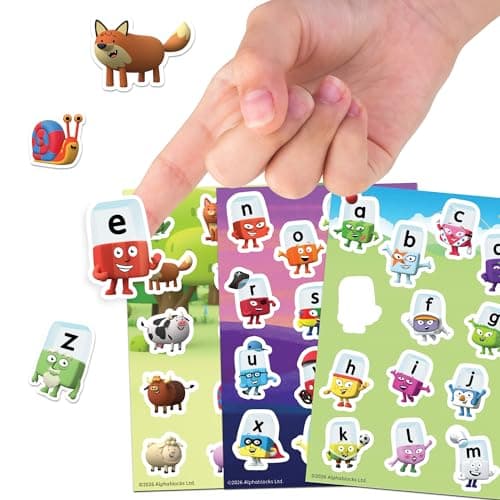 Alphablocks Sticker Activity Set, 40+ Pieces with Felt Tips, Ages 3+ — view 3