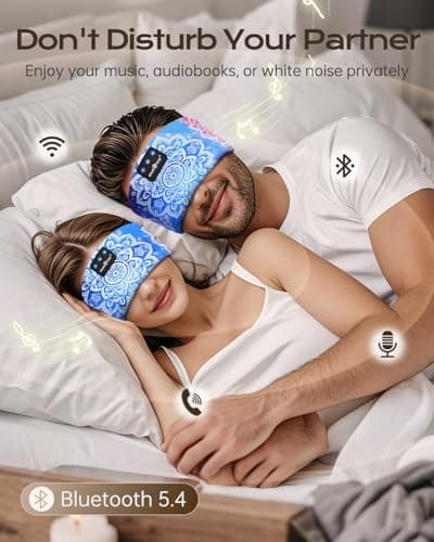 MUSICOZY Sleep Headphones Headband for Side Sleepers Bluetooth 5.4 — view 6