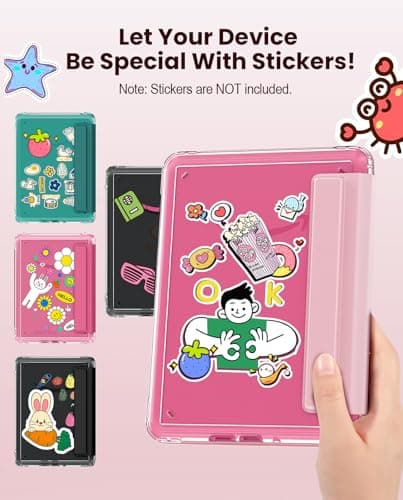 MoKo Magnetic Case for 7" Kindle Paperwhite 12th Gen& Colorsoft, Pink — view 5