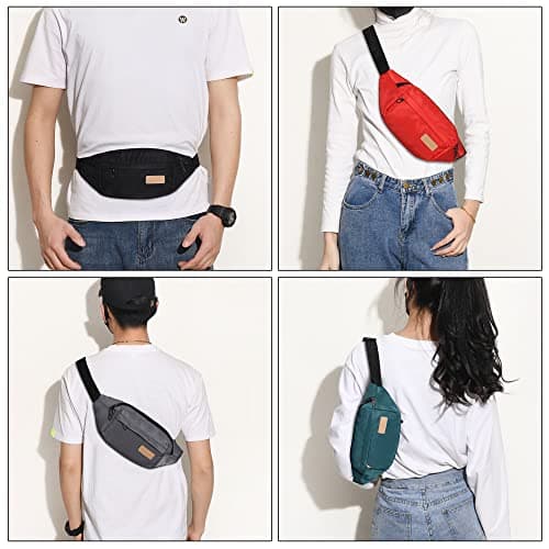 Man Bags Travel Bumbag Crossbody Hip Pack Lightweight Waist Pack — view 6
