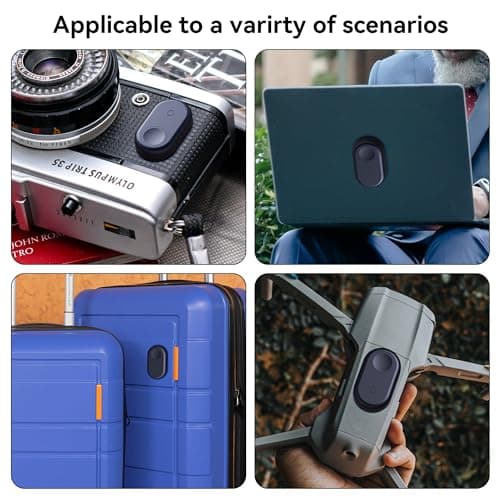 Galaxy SmartTag2 Waterproof Silicone Case with Self Adhesive Sticker, 2 Pack Hidden GPS Tracker Stick-on Protective Cover for Wallet, Luggage, Car, Bicycle — view 6