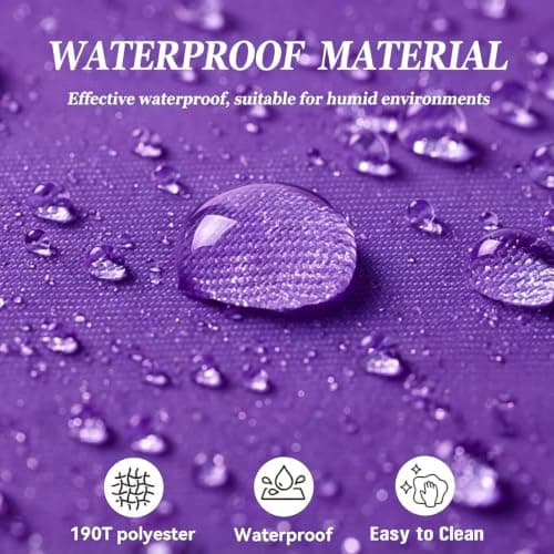 Sleeping Bag, 3-4 Season Double Sleeping Bag with 2 Pillows Camping Travel, Extra Large Lightweight Waterproof Indoor & Outdoor Use for Adults for Hiking, Backpacking and Camping (Purple Double) — view 5