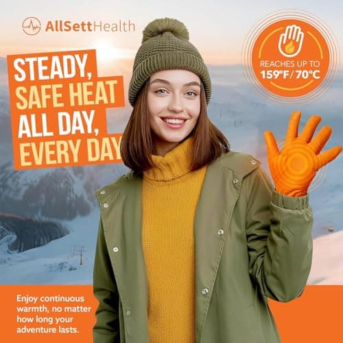 Disposable Hand Warmers Bulk Pack 50 Pairs (100 Warmers) 11+ Hour Air-Activated Hot Hands Hand Warmers Disposable - TSA Approved Pocket & Glove Warmers for Skiing (50 Pairs (100 Warmers)) — view 5