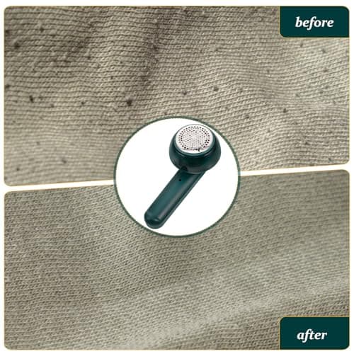 MAGICLULU Electric Clothes Lint Remover with 1200 Ma Rechargeable Battery, Portable Wool Featuring User-friendly Operation and Sturdy Abs Metal Material, for Home Fabric Pilling Removal — view 6