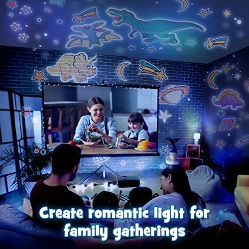EUCOCO Dinosaur Toys for Boys, Dinosaur Night Light Kids Projector Baby Lights Projector Kids Toys for 1 2 3 4 5 6 Year Old Boys Birthday Gifts Sensory Lights for Autism Sensory Toy for Babies — view 2