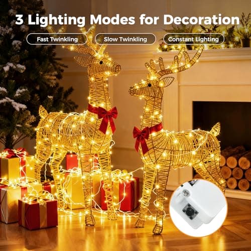 litogo 3 Pack Fairy Lights Battery Operated, 3 Modes Small String Lights — view 2