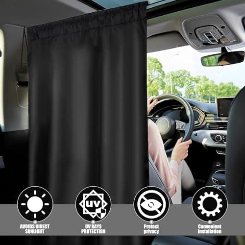Car Divider Curtains for Audi A4 Es/A5 S/A5 B8/A6 Sportback — view 2