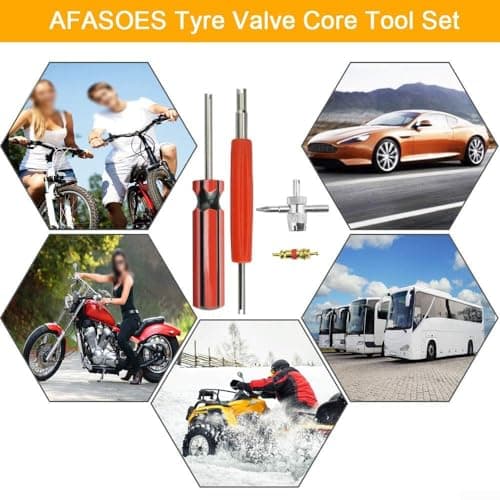 Car Bike Tyre Valve Tool Kit for Travel — view 6