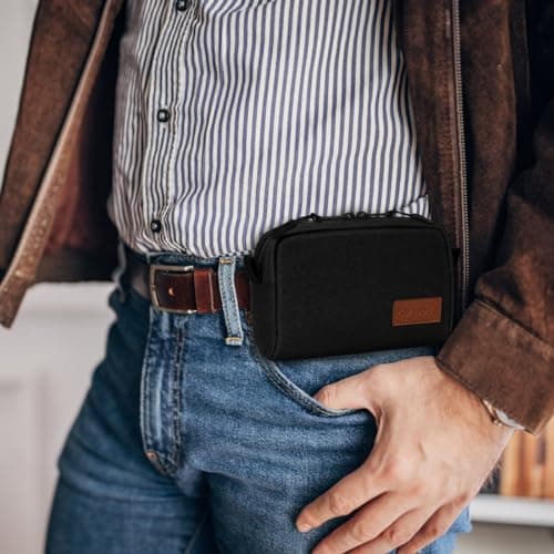 KENOBEE EDC Belt Pouch Water Resistant Heavy Duty Oxford Waist Pack Bag — view 2