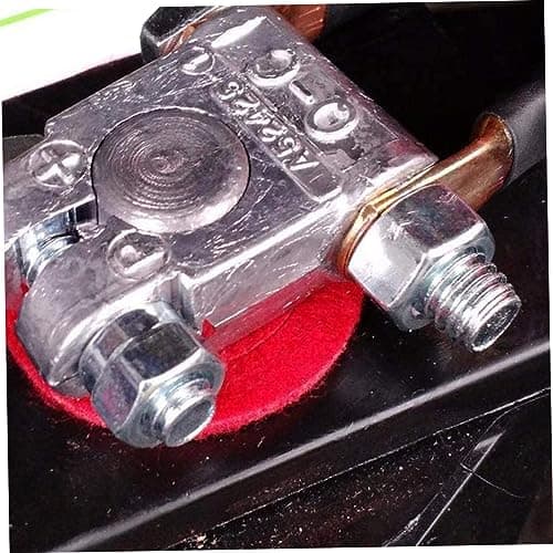 TOKIDNY Military Grade Battery Terminal Post Kit for Cars Trucks Rvs and Marine Boats – Includes Positive and Negative Battery Clips with Flame Retardant Covers — view 6