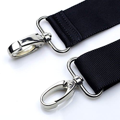 Hibate 3.8cm Universal Replacement Shoulder Strap for Men's Bag Women's Crossbody Handbags Straps - Black — view 3