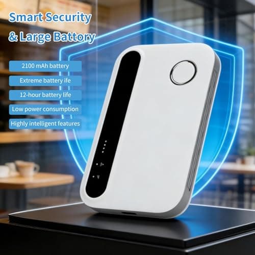 WiFi 6 Portable Router, 5G/4G+ Mobile Hotspot Unlocked, Connect 30 Devices, 300 Mbps Travel Internet — view 3