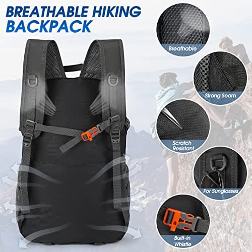 IGOLUMON Hiking Backpack 40L Lightweight Foldable Backpack for Men Women — view 5