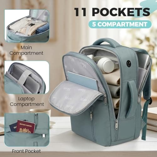 MATEIN for New Ryanair Cabin Bags 40x30x20, Travel Backpack Cabin Size — view 4