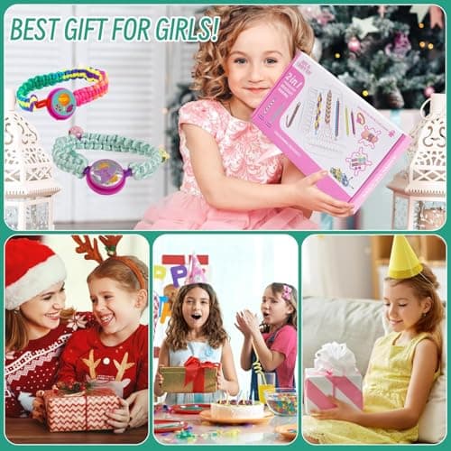 Yebebao Friendship Bracelet Making kit, Gifts for 6 7 8 9 10 11 12 Year Old Girls, Arts and Crafts for Kids Ages 6-12, DIY Toys for Birthday Party Travel Christmas Children's Day — view 3