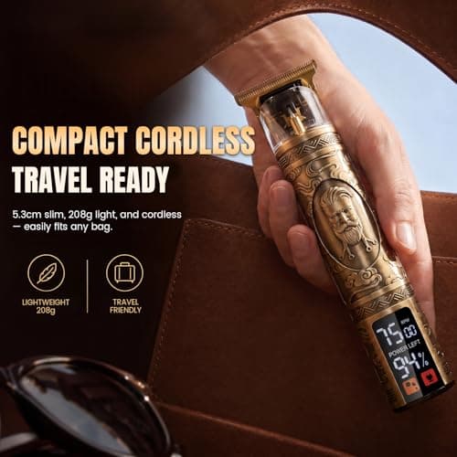 Yineel Beard Trimmer for Men, 180 Mins Hair Clippers & Electric Shaver — view 6