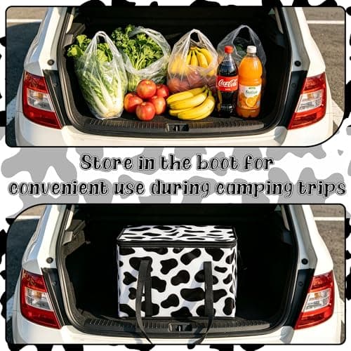 GwaOery Cooler Bag 40L Insulated Picnic Thermal Food Delivery Bag (White) — view 4