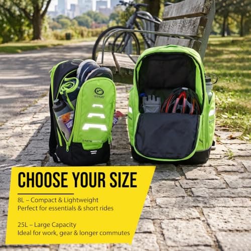 Optimum Nitebrite Hi Vis Waterproof Cycling Backpack 25L — view 4