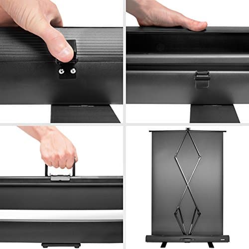 Duronic FPS100/43 100-Inch Floor Projector Screen — view 3