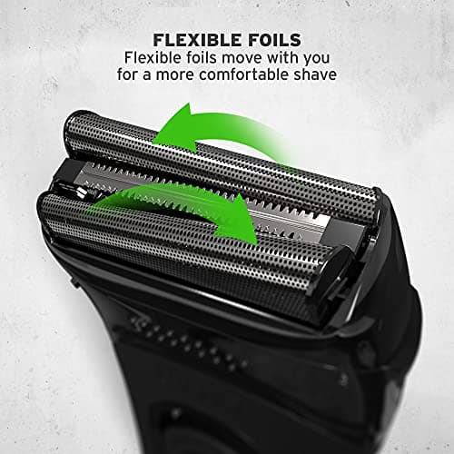 Wahl Li Compact Travel Shaver, Beard Shaver, Electric Shavers for Men, Washable Shaving Head, Easy Clean, Flex Foils, Close Cut, Small Shavers for Travelling — view 4