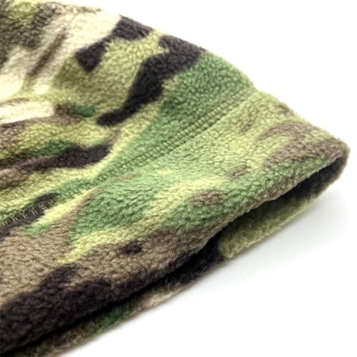 RALSPEC Camouflage Microfleece Thermal Beanie Hat Tactical Warm Fleece Military Camo Winter Skull Cap Army Airsoft Military Mens — view 3