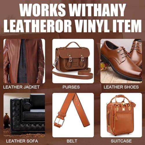 Leather Color Restorer - Leather Paint for Furniture, Sofa Recoloring Balm, Quick-Dry Repair Cream, Deep Conditioner Renewal Kit, Couch Restoration Formula for Home and Auto Use — view 3