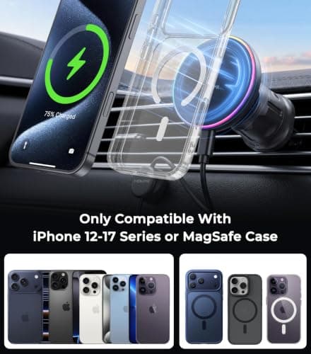 MOKPR for Magsafe Car Mount Charger — view 2