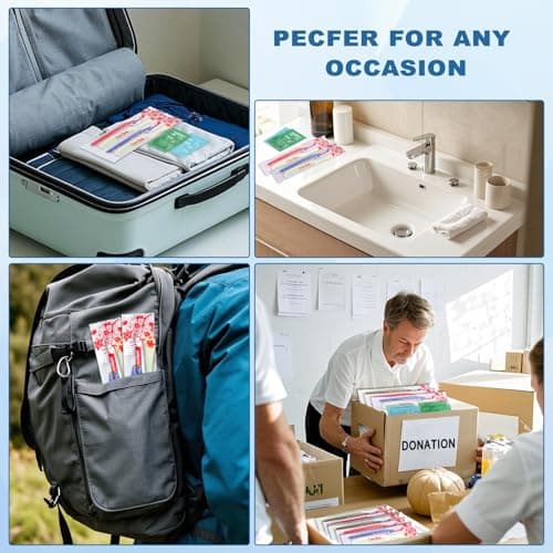 20 Bulk Hygiene Kits,Disposable Toothbrushes with Toothpaste and Comb — view 6