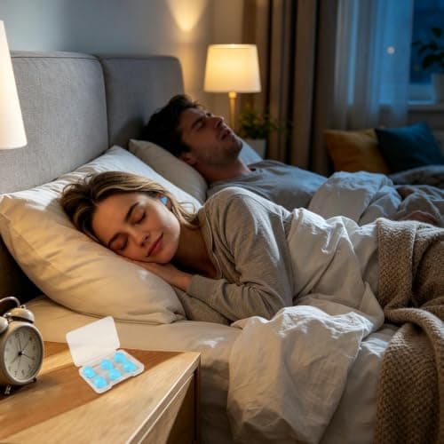 Noise Canceling Earplugs,Moldable Cloud Silicone Ear Plugs,Sleep,Travel — view 2