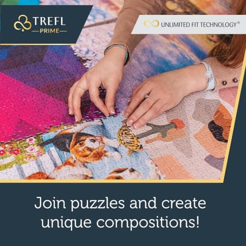 Trefl 10702 1000 Elements, Thickest Cardboard, Organic, Eco, Holland, Autumn, Travel, Entertainment for Adults and Children from 12 Years, Puzzle Wanderlust: Autumn in Amsterdam, Netherlands — view 5