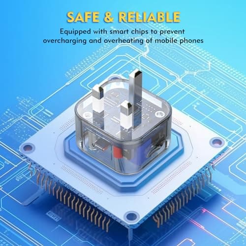 USB C Charger 3Pack iPhone Charger 20W USB C Fast Plug UK Power Adapter — view 3