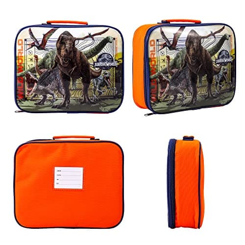 Jurassic World Kids Insulated Lunch Bag with Carry Handle - BPA Free — view 3
