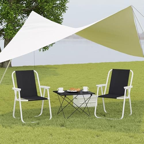 WOLTU Aluminium Folding Camping Table Ultra Light Portable with Carry Bag Folding Small Travel Side Table for Camping Garden Balcony — view 4