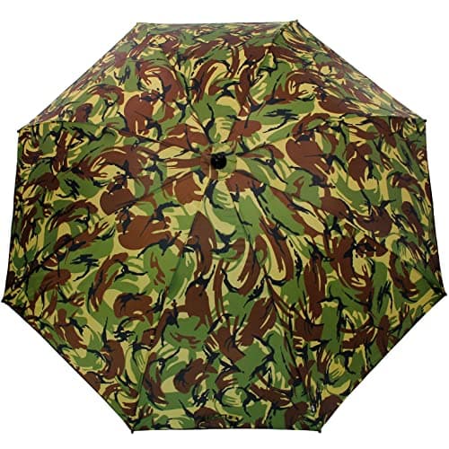 DNA Leisure 45" Fishing Umbrella with Tilt Function + Brolly Ground Spike DPM Camo – Waterproof Angling Shelter Set for Carp & Coarse Fishing Anglers Accessories — view 4
