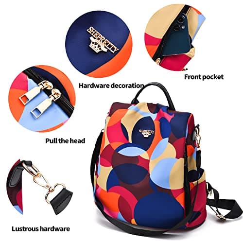 shepretty Women's Backpacks Anti-Theft Rucksack Shoulder Bags,8864-e — view 5