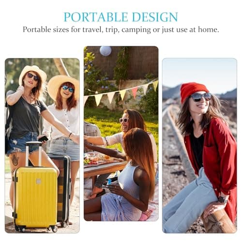 ORFOFE Vintage Vanity Set Antique Hand Mirror with Comb Handheld Small Portable Grooming Set for Women Travel Picnic Wedding — view 3