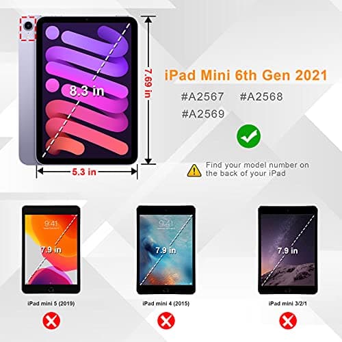 FINTIE Case for iPad Mini 7th A17 Pro/iPad Mini 6th Generation 8.3 Inch — view 2