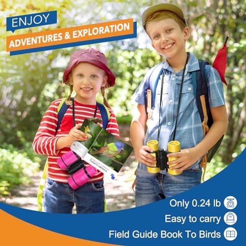 HappyKidsClub Girls Toys Age 3-9, Binoculars Kids Gifts for Girls Toys 3-9 Year Old Boy Girls Birthday Presents — view 2