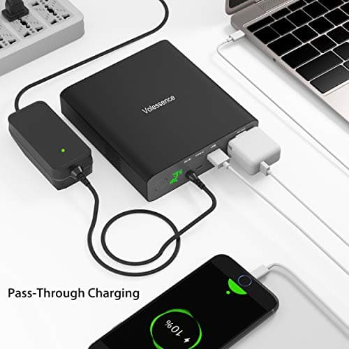 Volessence 27000mAh AC 130W Outlet Portable Laptop Charger (TSA-Approved), Travel Laptop Power Bank & External Battery Pack for MacBook, CPAP,Projector, Drone Headphone and More — view 4