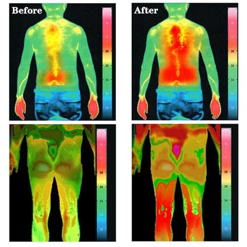 TOVCHEI Heated Thermal Underwear Set, 32 Areas Heating Electric Thermal Long Johns, App Control Winter Warm Shirt & Pants,Black,M — view 6