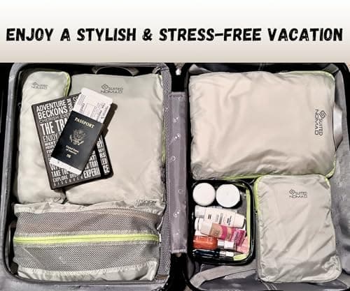 SUITEDNOMAD Ultralight Compression Packing Cubes Set, Suitcase and Backpack Travel Organiser Bags — view 6