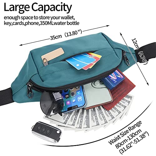 Man Bags Travel Bumbag Crossbody Hip Pack Lightweight Waist Pack — view 3