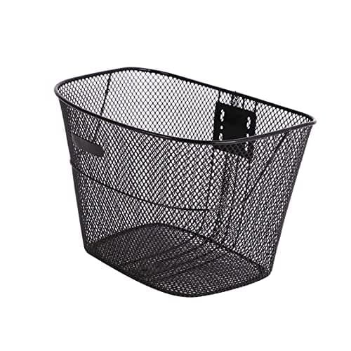 Ronyme Bikes Basket Front Rear Cargo Rack Bike Frame Basket, Travel Folding Bike Riding Wire Mesh Basket Lightweight for Women Men Organizer, — view 6