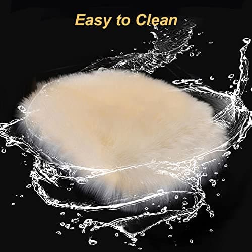 Universal Car Seat Cushions Pad for Dodge Magnum Neon Charger Challenger Durango Viper, 5 Seats Faux Long Wool Soft Warm Winter Seat Covers Supports — view 5