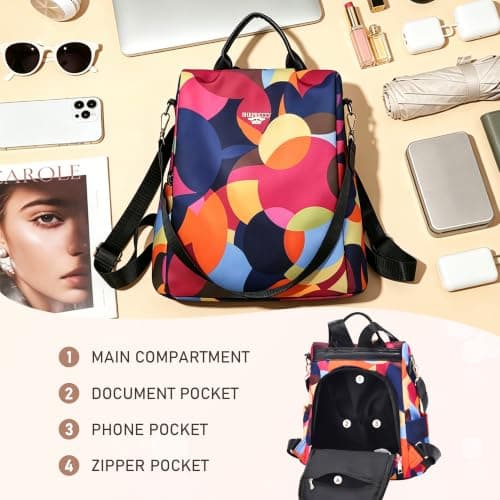 shepretty Women's Backpacks Anti-Theft Rucksack Shoulder Bags,8864-g — view 4