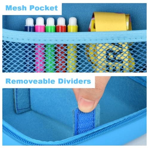 Ainiv Kids Instant Camera Case, Kids Camera Photo Paper Organizer, Blue — view 5